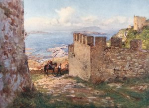 Trapani und die Ägadischen Inseln vom Schloss Monte San Giuliano