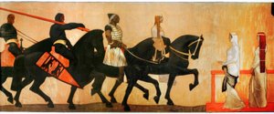 Einzug König Etzels von Albin Egger Lienz