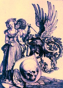 Das Wappen des Todes von Albrecht (after) Durer or Duerer