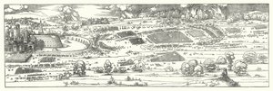 Die Belagerung einer Festung von Albrecht (after) Durer or Duerer