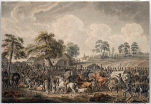 Die Große Armee überquert den Fluss Daugava am 24. Juli 1812 von Albrecht Adam