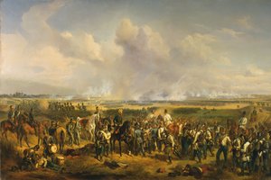 Die Schlacht von Szreg am 5. August 1849, 1853 von Albrecht Adam