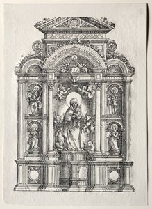 Altar mit der Schönen Maria von Regensburg von Albrecht Altdorfer