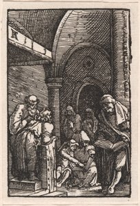 Christus im Streitgespräch mit den Gelehrten von Albrecht Altdorfer