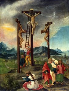 Christus am Kreuz zwischen den beiden Dieben von Albrecht Altdorfer