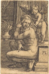 Kauernde Venus von Albrecht Altdorfer