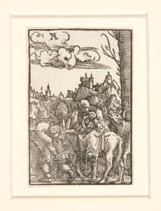Flucht nach Ägypten, aus dem Fall und der Erlösung des Menschen von Albrecht Altdorfer