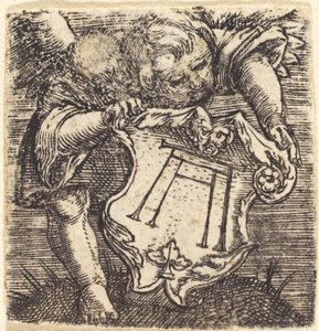 Genii mit Altdorfers Schram von Albrecht Altdorfer