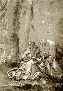 Heilige Familie im Wald