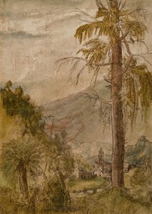 Landschaft mit Kirche