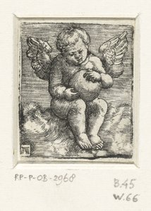 Putto mit einer Kugel