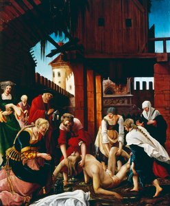 Bergung des Körpers von St. Sebastian, ca. 1510