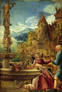Ruhe auf der Flucht nach Ägypten von Albrecht Altdorfer