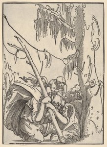Der heilige Christophorus trägt das Christuskind von Albrecht Altdorfer
