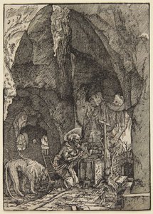 Der heilige Hieronymus in einer Höhle von Albrecht Altdorfer