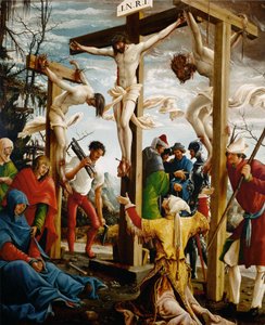 Sebastian Altar, rechter Innenflügel, Kreuzigung von Albrecht Altdorfer