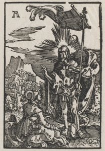 Der Fall und die Erlösung des Menschen: Christus erscheint der heiligen Maria Magdalena von Albrecht Altdorfer