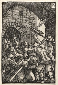 Der Fall und die Erlösung des Menschen: Christus trägt das Kreuz von Albrecht Altdorfer