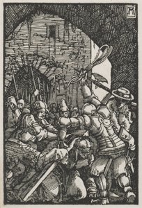 Der Fall und die Erlösung des Menschen: Christus trägt das Kreuz von Albrecht Altdorfer