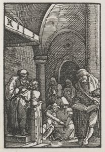 Der Fall und die Erlösung des Menschen: Christus im Tempel mit den Schriftgelehrten
