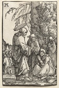 Der Fall und die Erlösung des Menschen: Christus verabschiedet sich von seiner Mutter vor der Passion