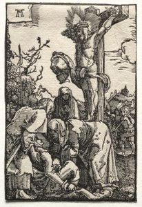 Der Fall und die Erlösung des Menschen: Christus am Kreuz, ca. 1515 von Albrecht Altdorfer