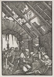 Der Fall und die Erlösung des Menschen: Die Anbetung der Heiligen Drei Könige von Albrecht Altdorfer