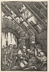 Der Fall und die Erlösung des Menschen: Die Anbetung der Könige, um 1515 von Albrecht Altdorfer