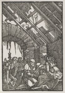 Der Fall und die Erlösung des Menschen: Die Anbetung der Könige, ca. 1515 von Albrecht Altdorfer