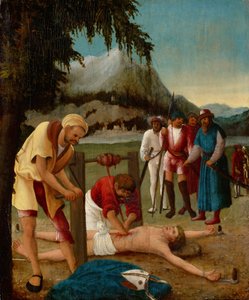 Das Martyrium des heiligen Erasmus, 1518-20