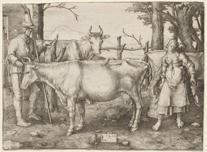 Die Milchmagd von Albrecht Altdorfer