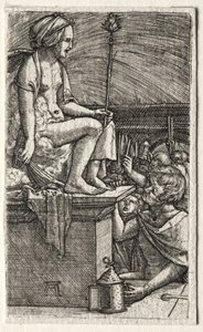 Die römische Kurtisane oder Die Rache des Zauberers Virgil von Albrecht Altdorfer