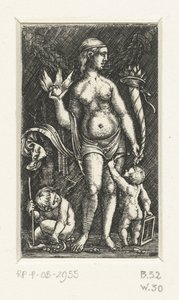 Venus mit zwei Putti von Albrecht Altdorfer