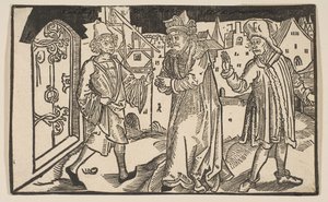 Andria, aus Die Komödie des Terenz von Albrecht Dürer