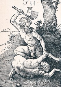 Kain erschlägt Abel, 1511, 1906 von Albrecht Dürer