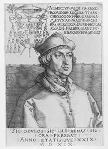 Kardinal Albrecht von Brandenburg von Albrecht Dürer