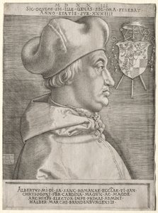 Kardinal Albrecht von Brandenburg - Die große Platte