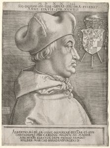 Kardinal Albrecht von Brandenburg - Die große Platte