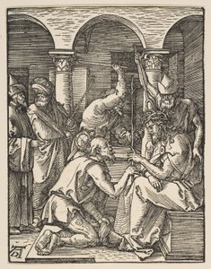 Christus mit Dornen gekrönt, aus "Die kleine Passion" von Albrecht Dürer
