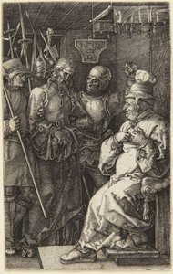 Christus vor Pilatus (aus der Gravierten Passion) von Albrecht Dürer