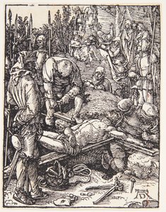 Christus ans Kreuz genagelt von Albrecht Dürer