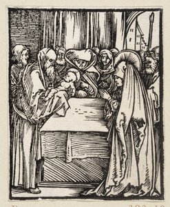 Darbringung Christi im Tempel (43 religiöse Themen) von Albrecht Dürer
