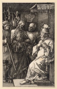 Christus vor Kaiphas (Kupferstich-Passion) von Albrecht Dürer