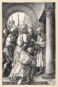 Christus vor Pilatus (Kupferstich-Passion) von Albrecht Dürer