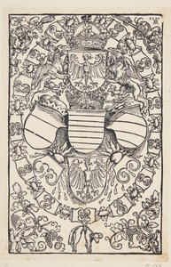 Wappen von Maximilian I. als König der Römer von Albrecht Dürer