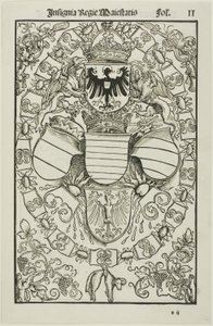 Wappen von Maximilian I. als König der Römer von Albrecht Dürer