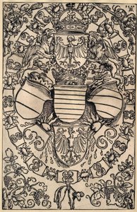 Wappen von Maximilian als König der Römer von Albrecht Dürer
