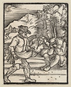 Das Gleichnis vom Feind, der Unkraut sät (aus: Postilla, 43 Holzschnitte) von Albrecht Dürer