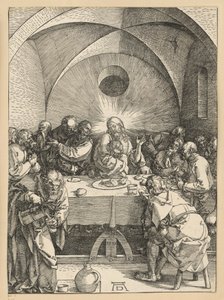 Das letzte Abendmahl (Große Passion) von Albrecht Dürer