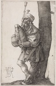 Der Dudelsackpfeifer von Albrecht Dürer